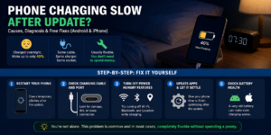 phone charging slow after update