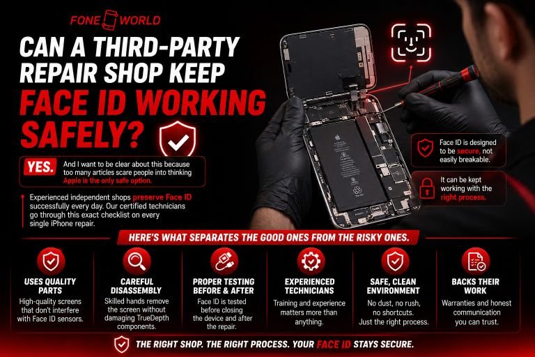Can a Third-Party Repair Shop Keep Face ID Working Safely

