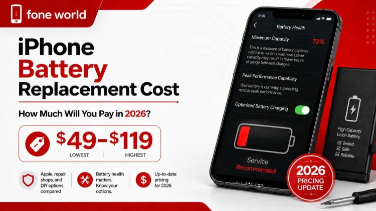 iPhone Battery Replacement Cost: How Much Will You Pay in 2026